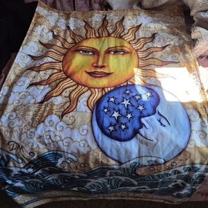 Celestial Ocean Sunrise Tapestry